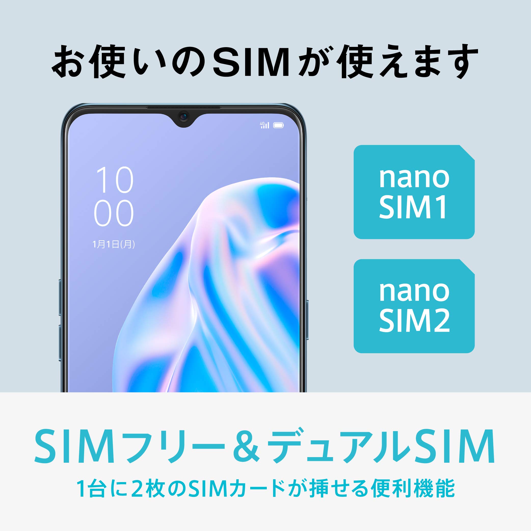 Amazon.co.jp: OPPO Reno3 A ブラック【日本正規代理店品】 CPH2013 BK