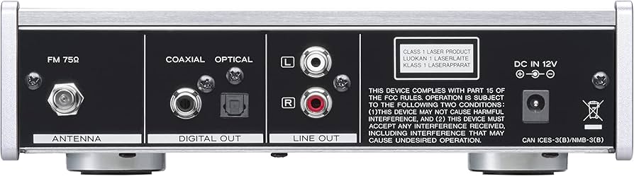 Amazon.co.jp: ティアック CDプレーヤー/FMチューナー PD-301-X