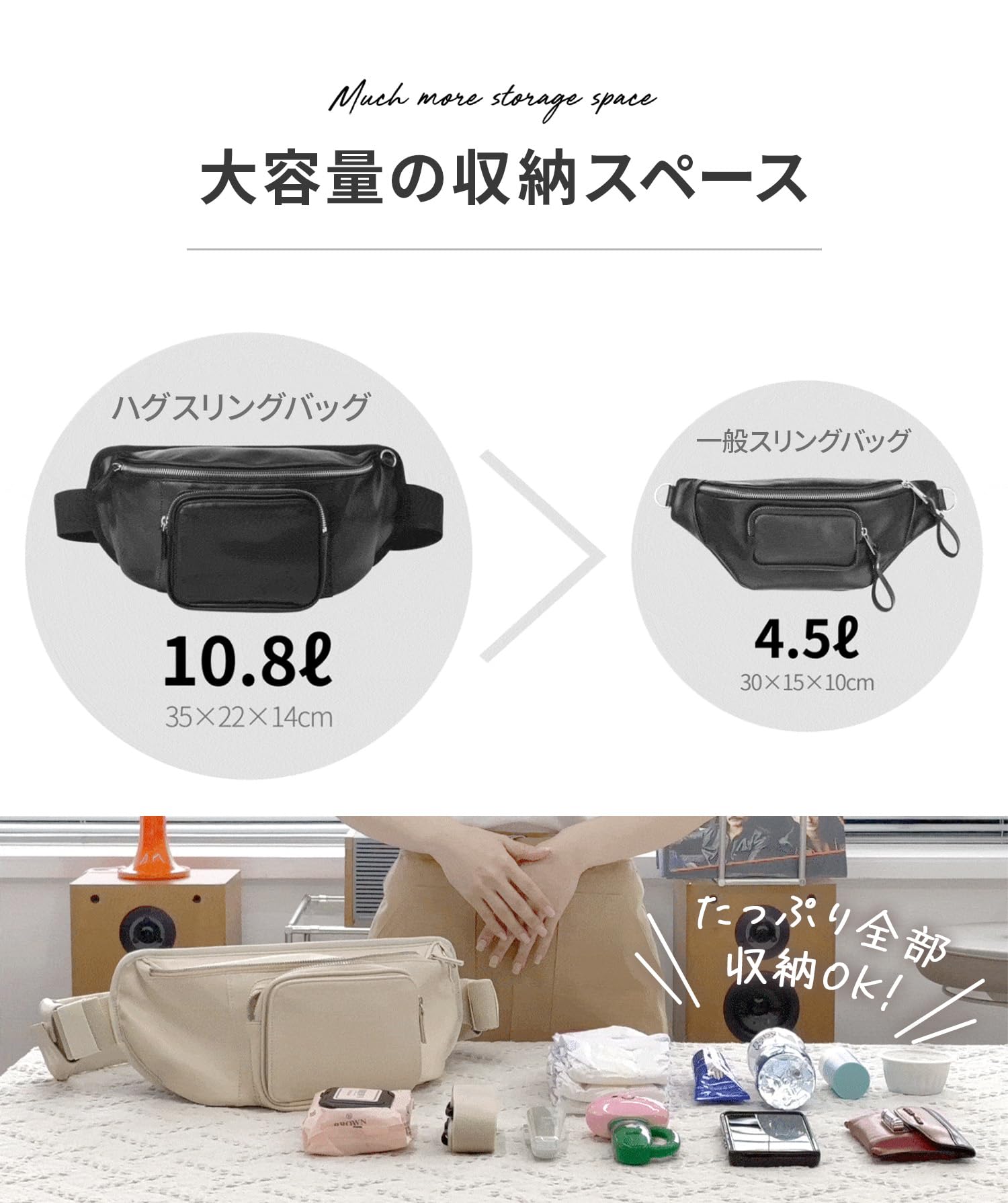 Amazon.co.jp: Mika Hugsling Bag 抱っこひも×ショルダーバッグ ハグ