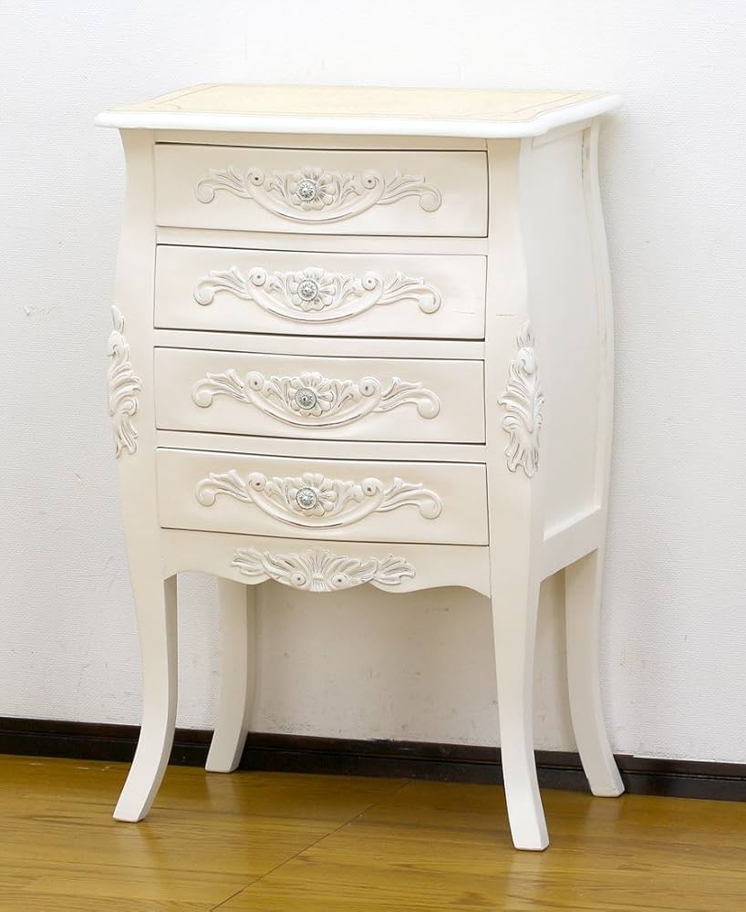 Amazon | クロシオ コモ チェスト4D ホワイト 幅55cm 完成品