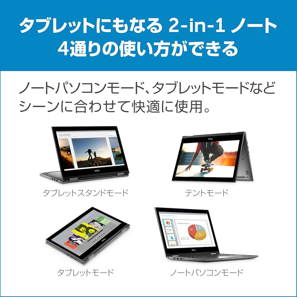 Amazon.co.jp: Dell 2in1ノートパソコン Inspiron 13 5378 Core i3