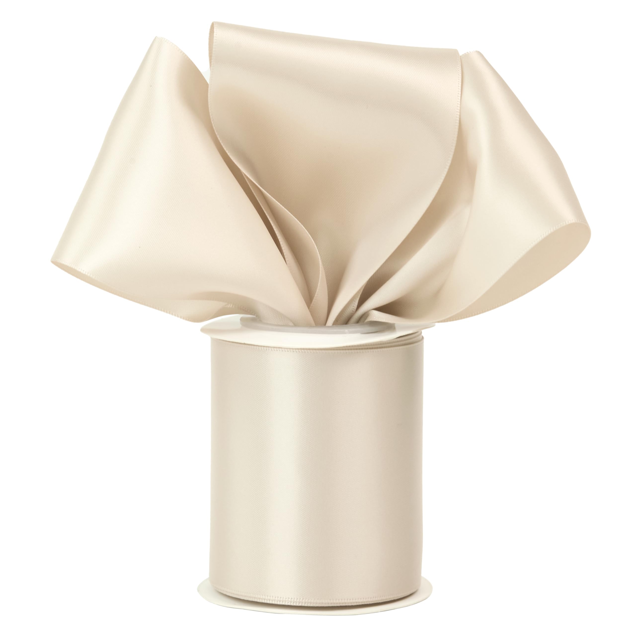 Amazon.com: DINDOSAL Champagne 3 Inch Double Faced Satin Ribbon