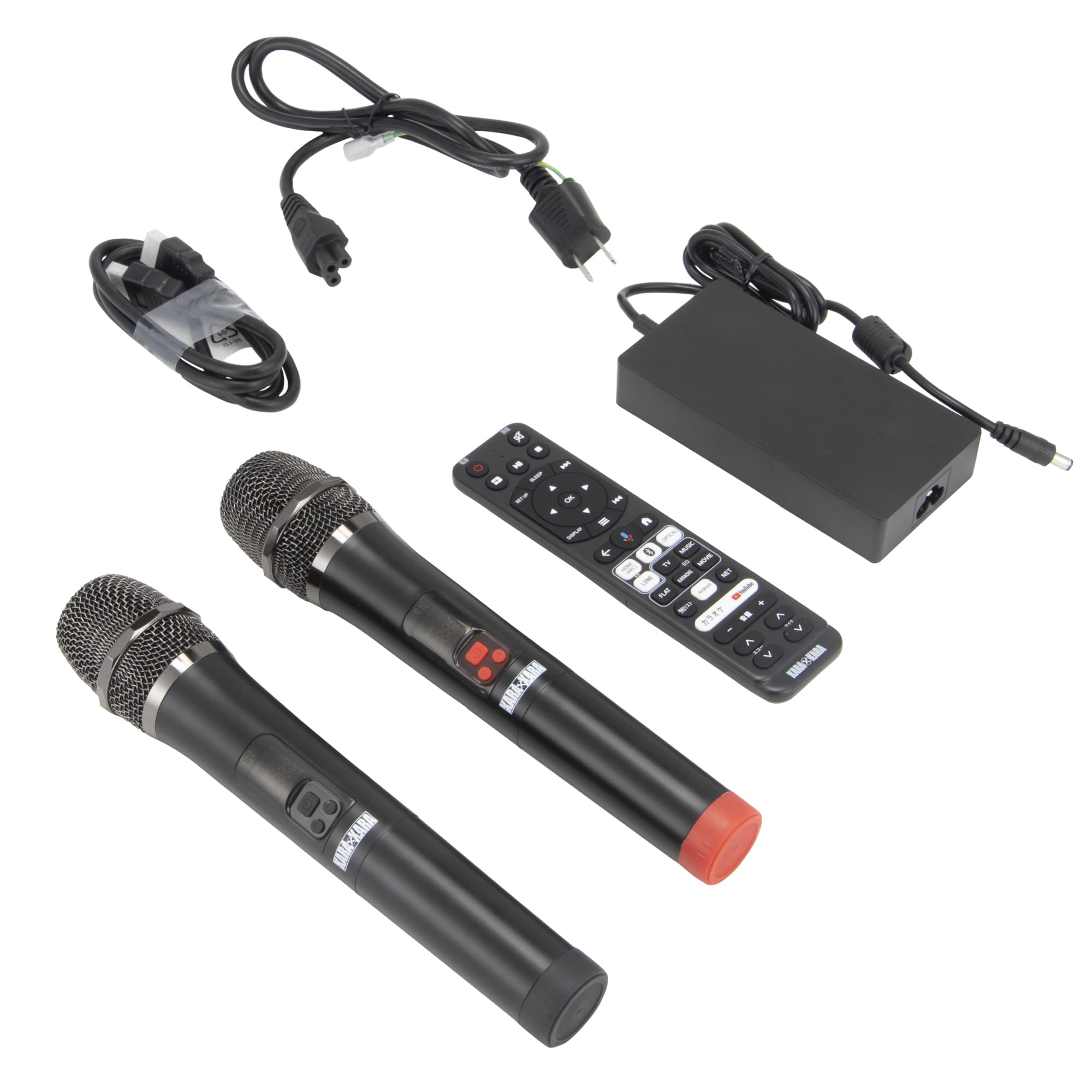 Amazon.co.jp: 家庭用 カラオケセット「KARA×KARA」カラオケマイク2本