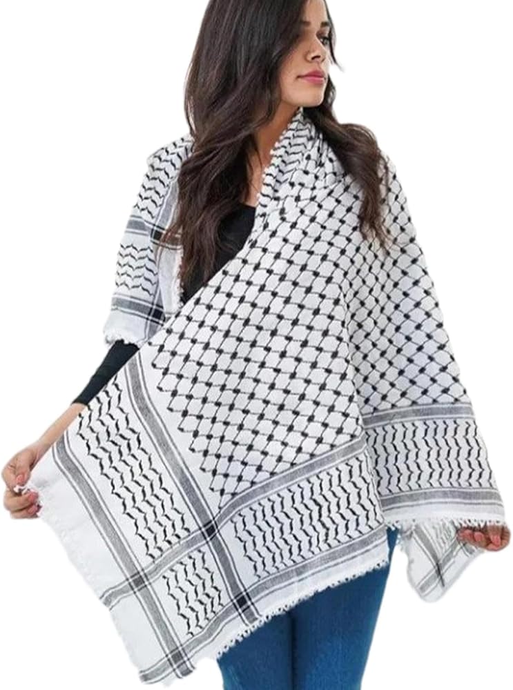 Amazon | パレスチナ クーフィーヤ、パレスチナ スカーフ - 本物の