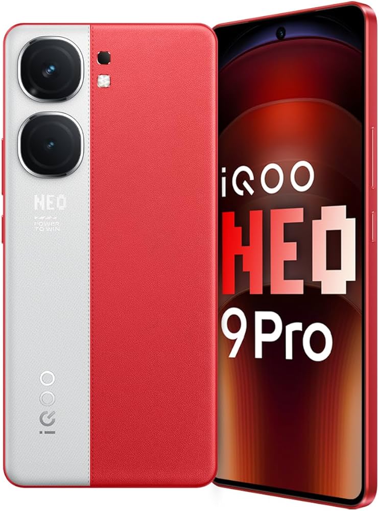 iQOO Neo9 Pro 5G (Fiery Red, 12GB RAM, 256GB Storage) | Snapdragon