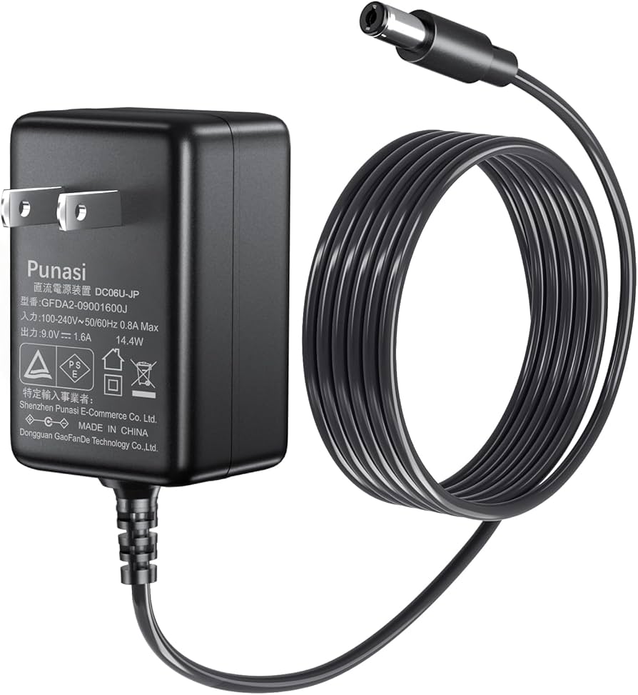 Amazon.co.jp: Punasi 9v acアダプター PSE認証 アダプター brother