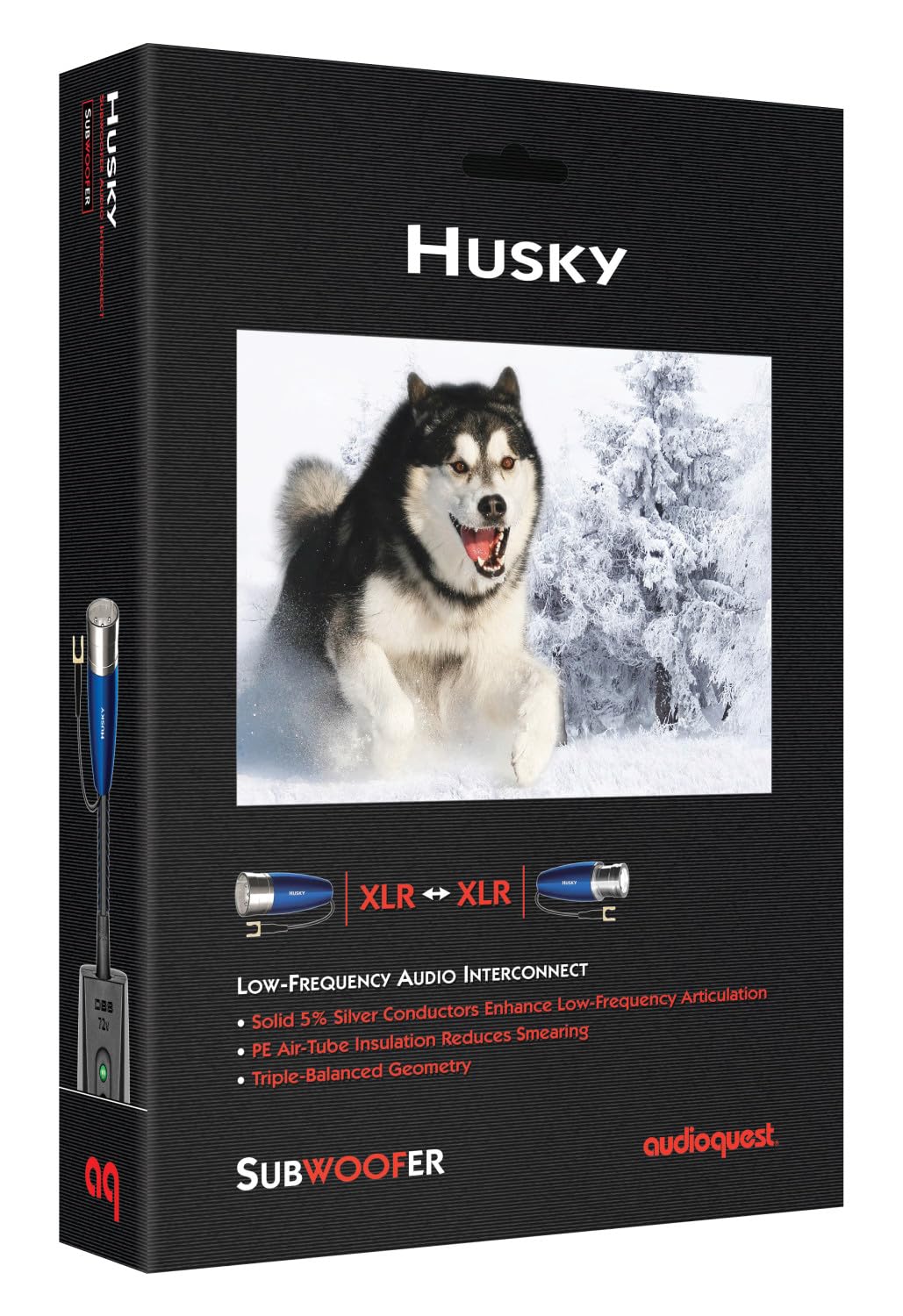 Amazon.com: AudioQuest 3m Husky XLR Low-Frequency Subwoofer Audio