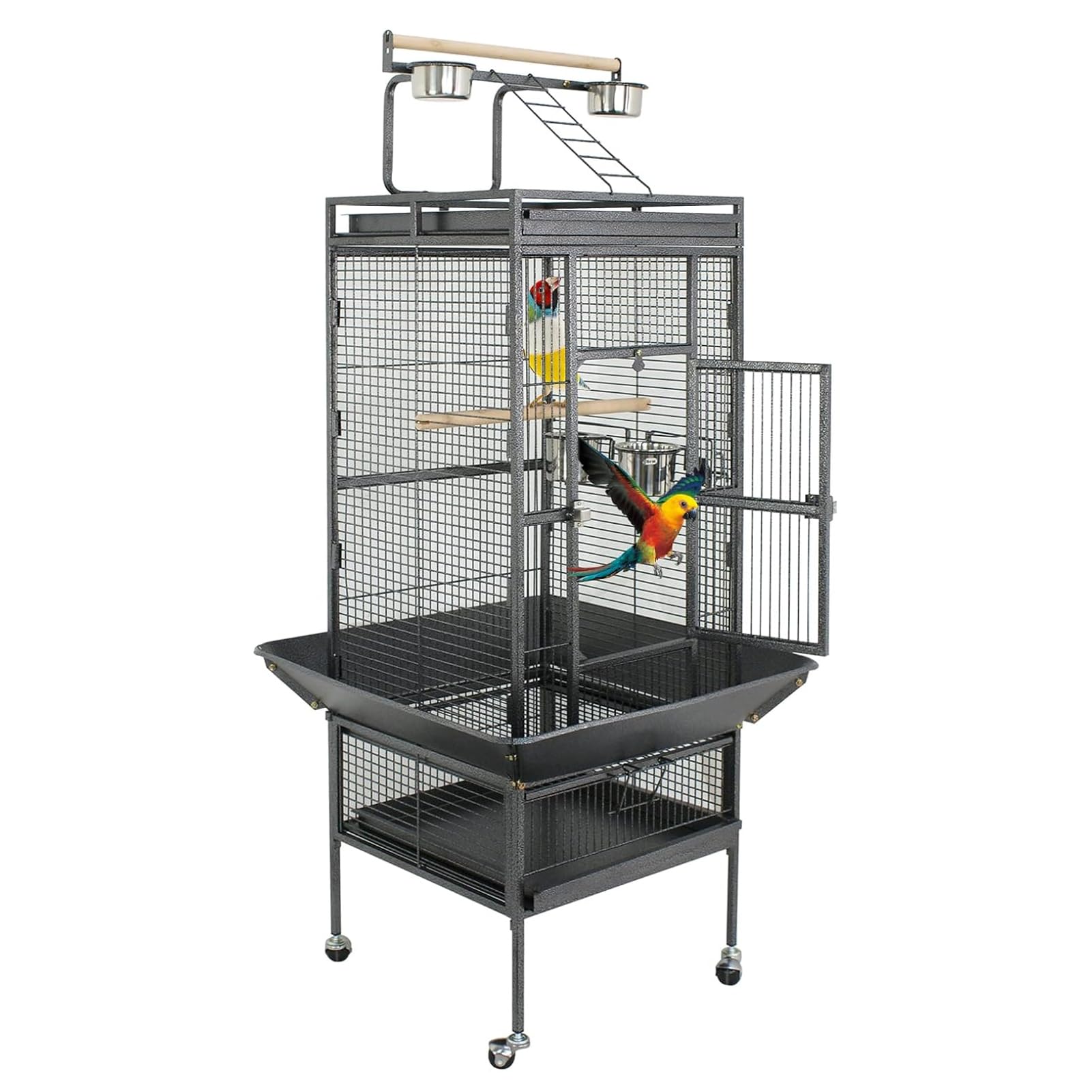 Amazon.co.jp: 大型鳥かご - 鳥かご 鳥ケージ 大型 高強度 豪華ケージ