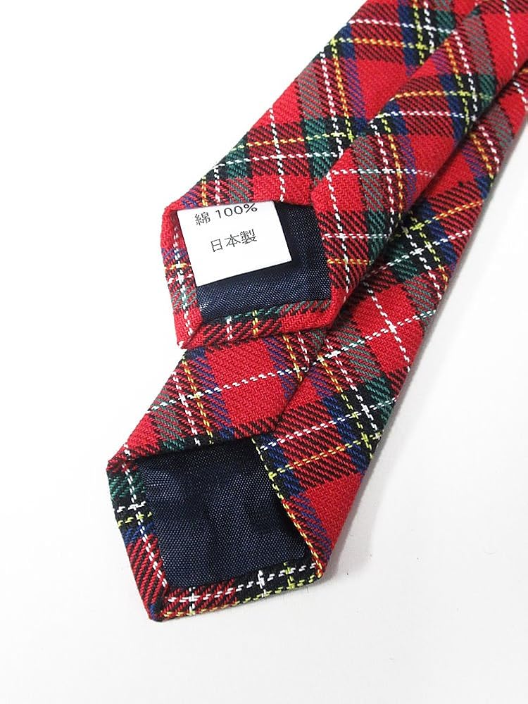 Amazon | パンク ロック系ネクタイ：タータンチェック ナロータイ