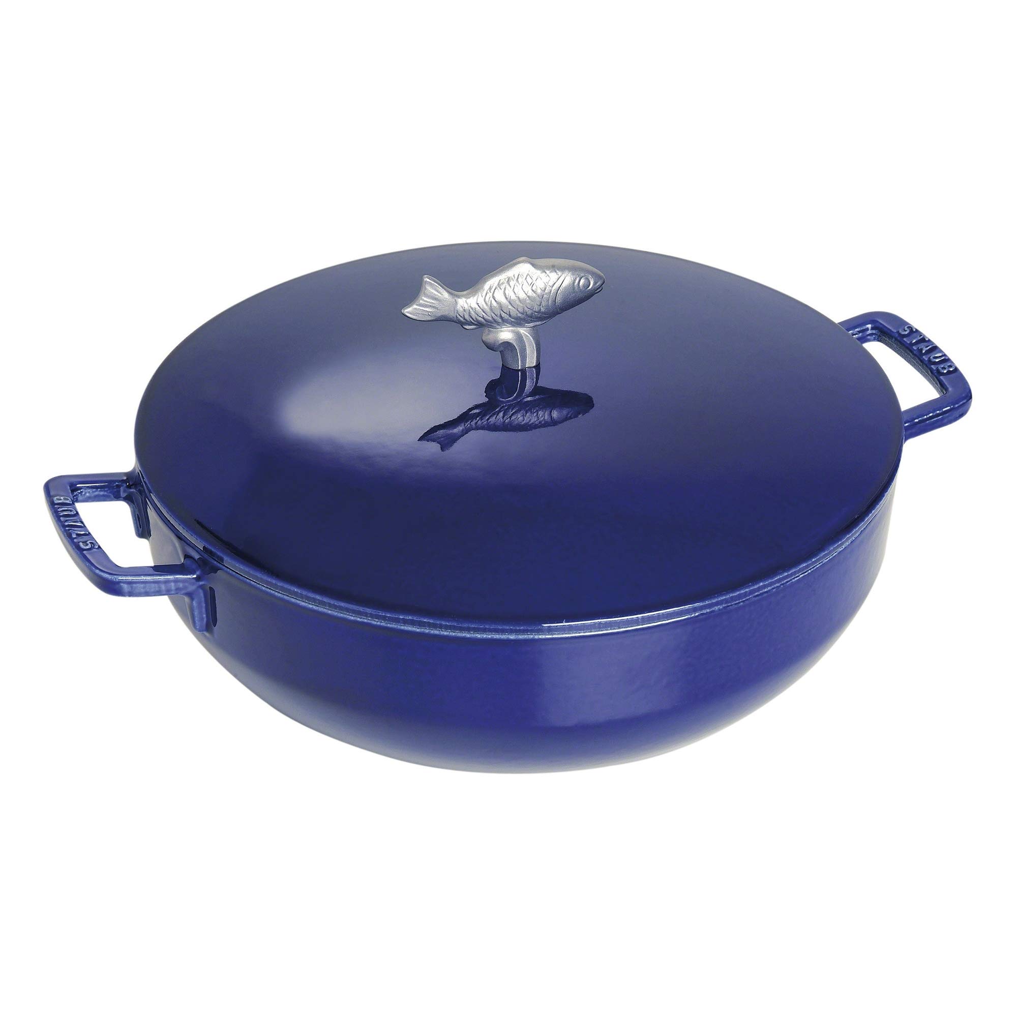 Amazon.co.jp: staub ストウブ 「 フィッシュ ココット 28cm グラン