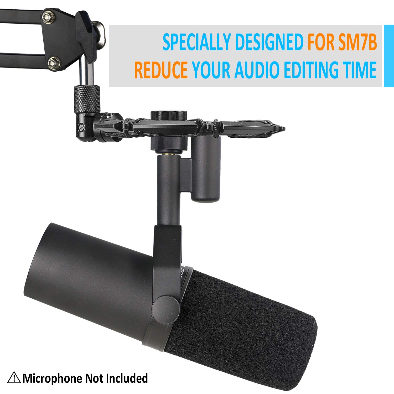 Amazon.com: SM7B Shock Mount Reduces Vibration Noise Matching Mic