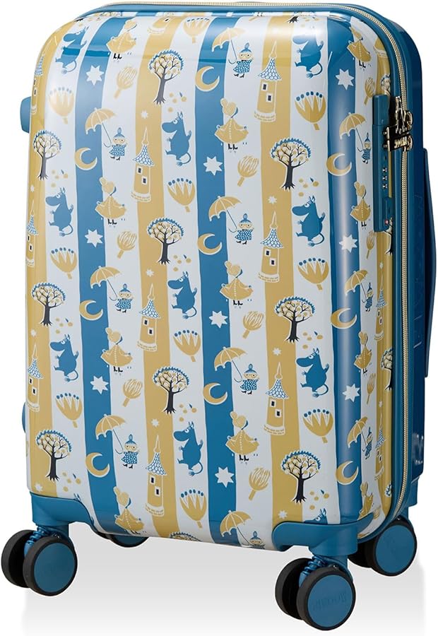 Amazon | スーツケース ムーミン Sサイズ HAP2317-48 MC29.ブルー