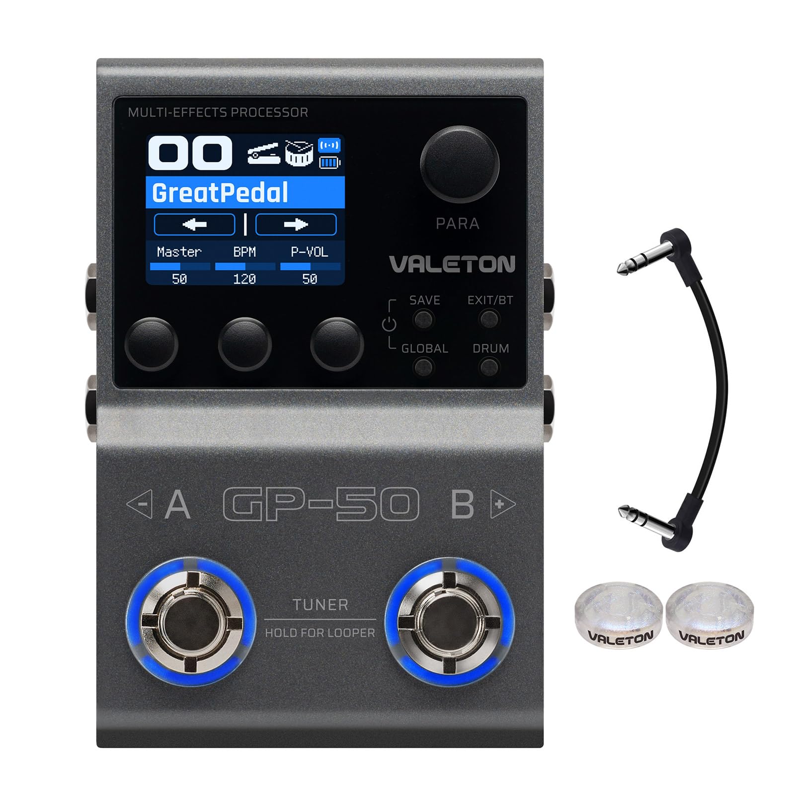 Amazon.com: Valeton GP-50 Multi-Effects Processor | NAM & IR