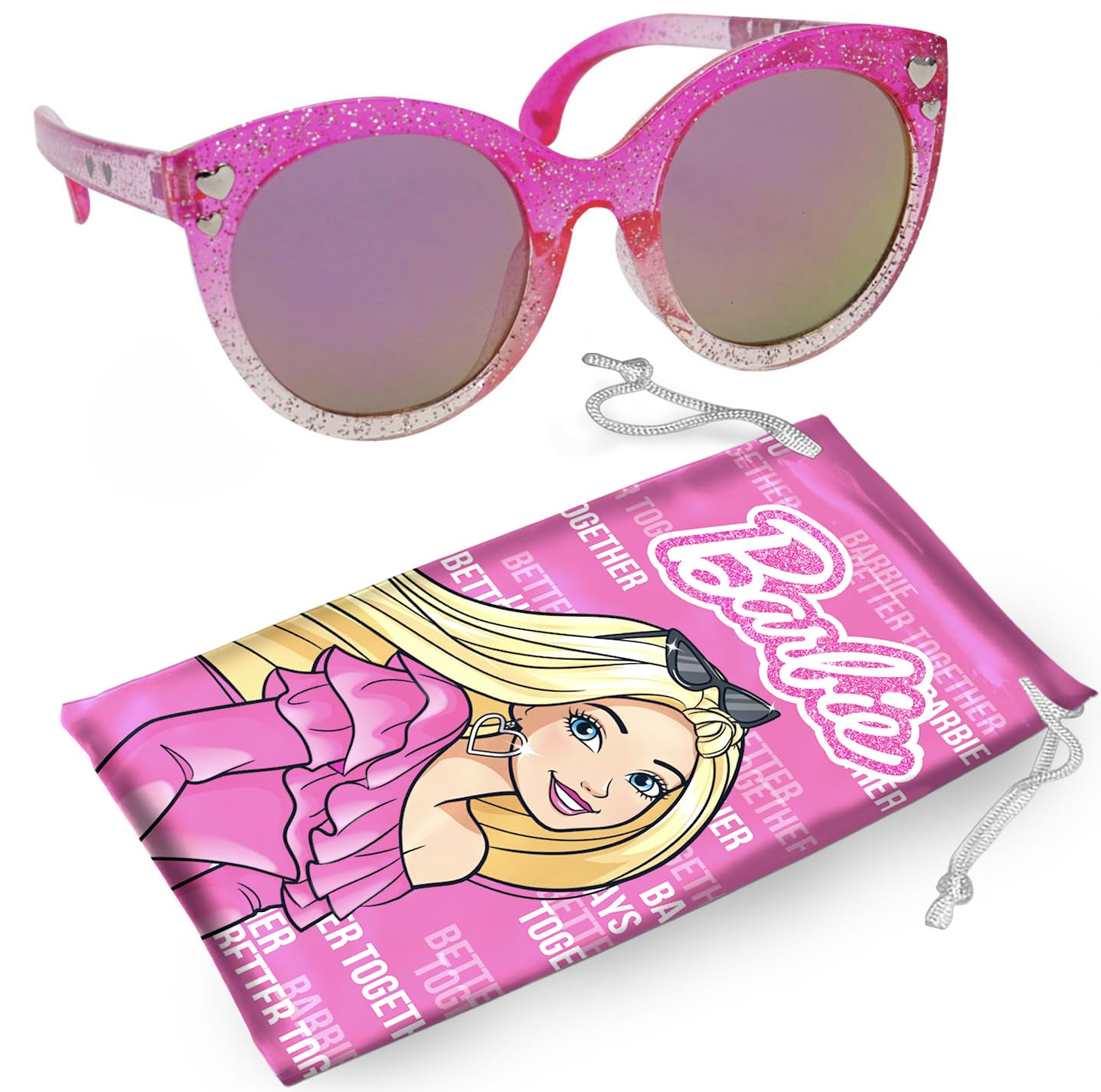 Amazon | バービーピンクティントグリッターキッズガールズサングラス