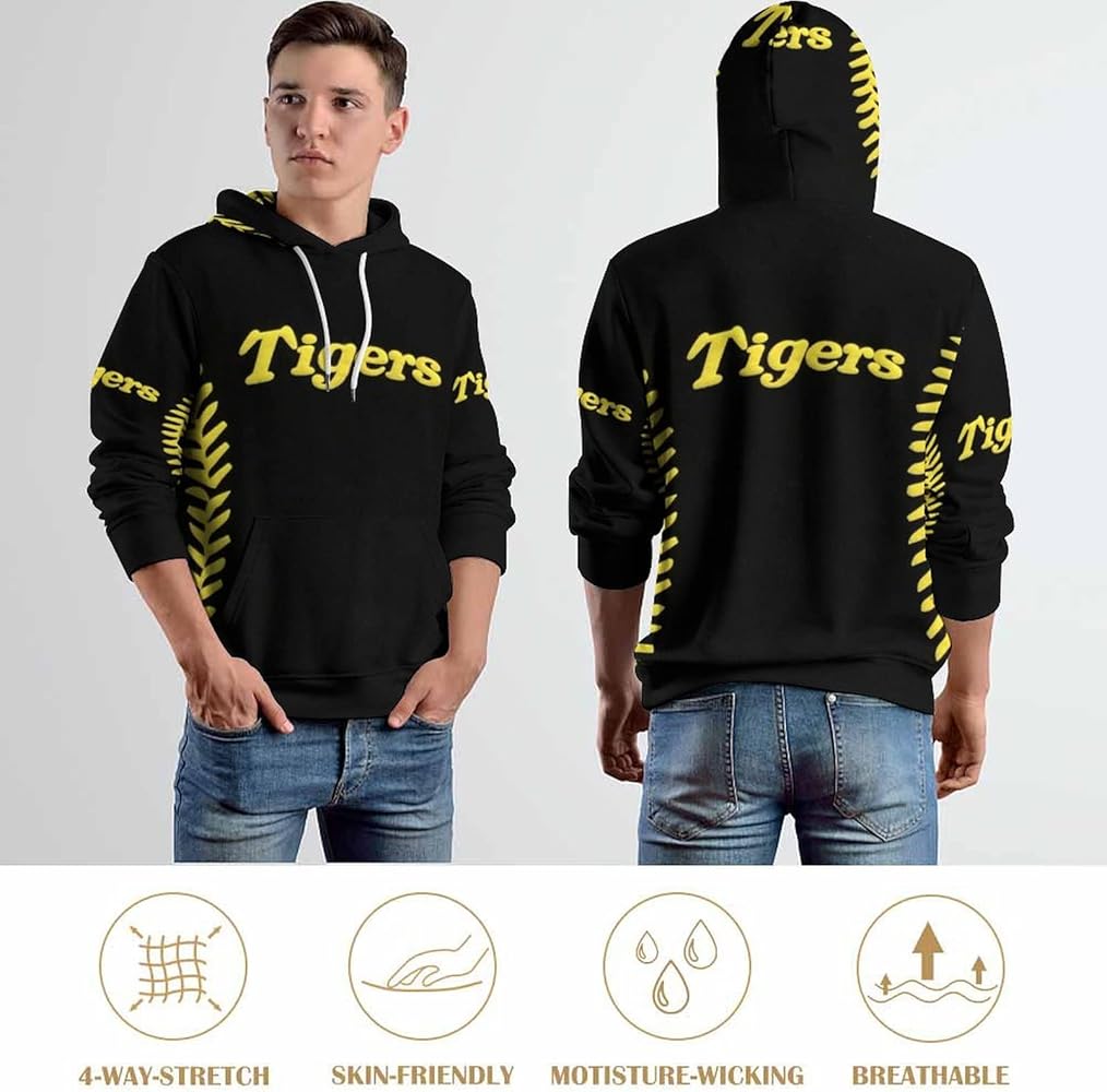 Amazon.co.jp: [XBFYSA] パーカー 長袖 メンズ 3D 阪神タイガース