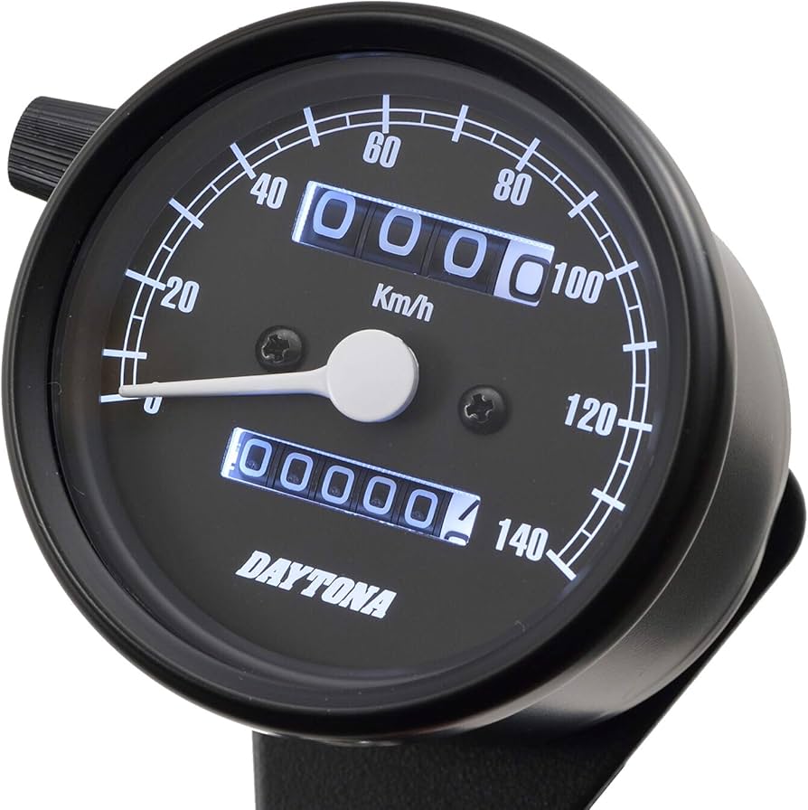 Amazon.co.jp: デイトナ(Daytona) バイク用 機械式 スピードメーター