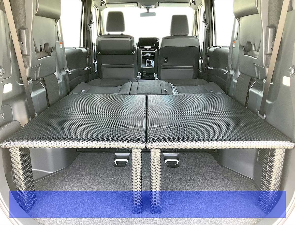 Amazon.co.jp: ノア ヴォクシー (90/95系) ベッドキット 2分割式 黒 車