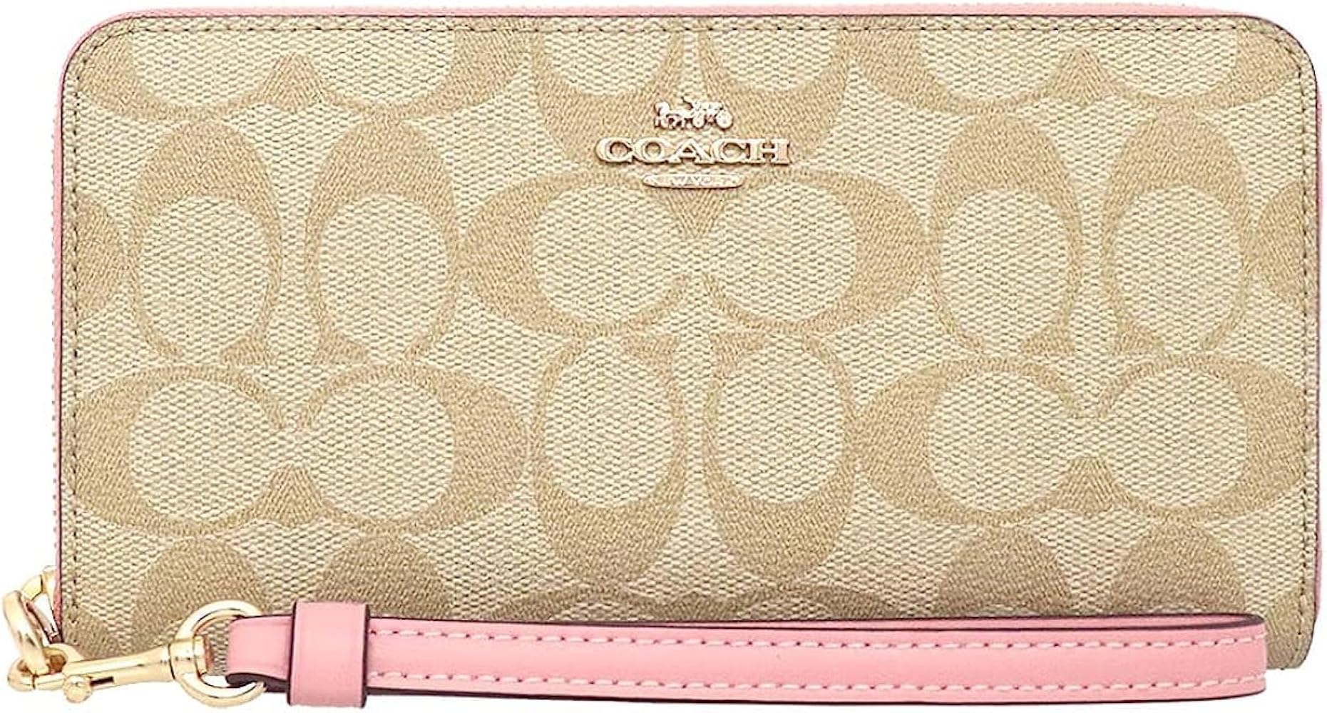 Amazon | [コーチ] COACH 長財布 FC4452 C4452 ライトカーキ
