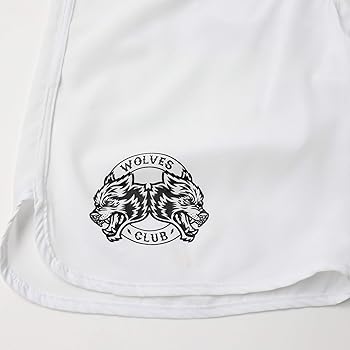 Amazon | Darc Sport WOLVES INVITATION SACRIFICE STAGE SHORTS WHITE