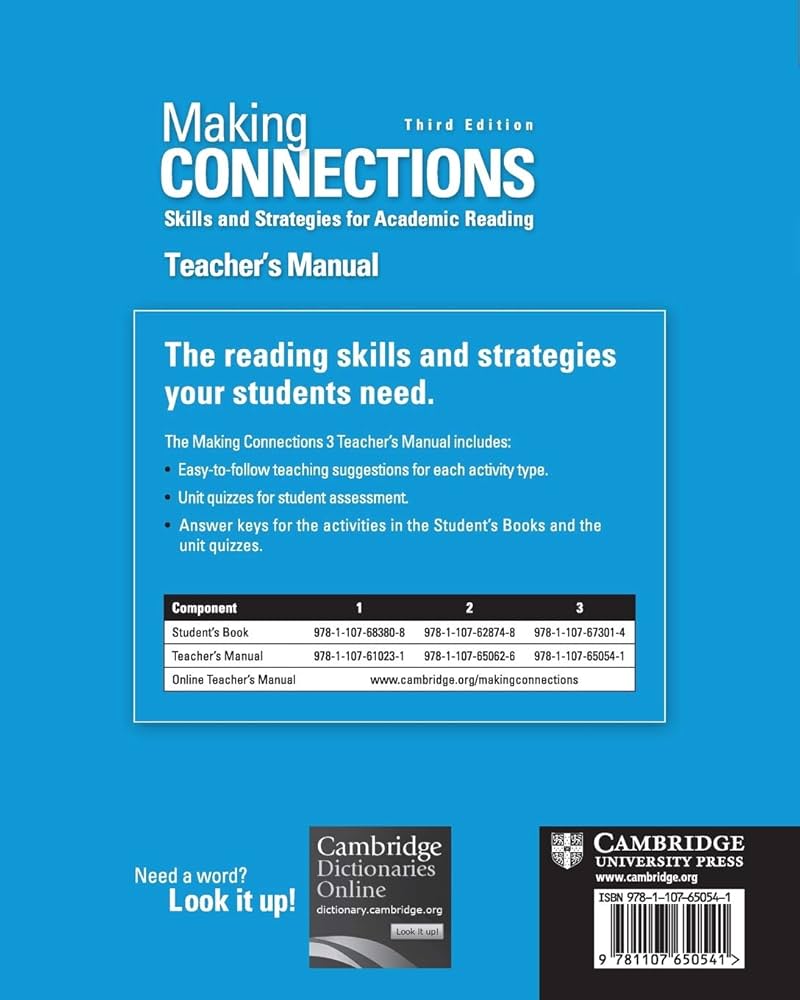 Making Connections Level 3 Teacher's Manual: Skills and Strategies