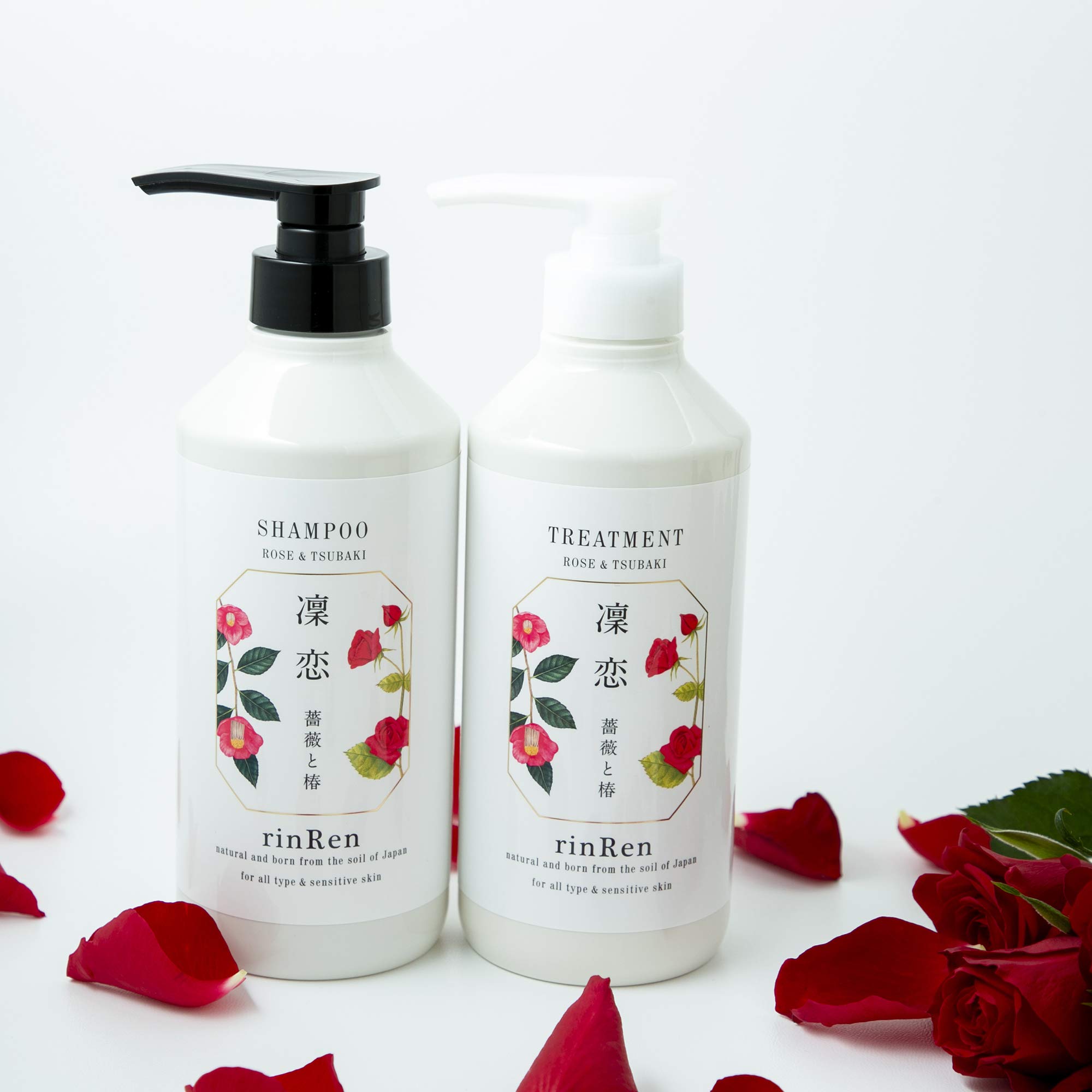 Amazon | 凜恋 （リンレン） シャンプー ローズ＆ツバキ 520mL