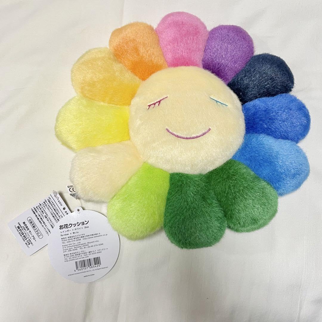 Amazon.co.jp: 村上隆 カイカイキキ お花 フラワー クッション