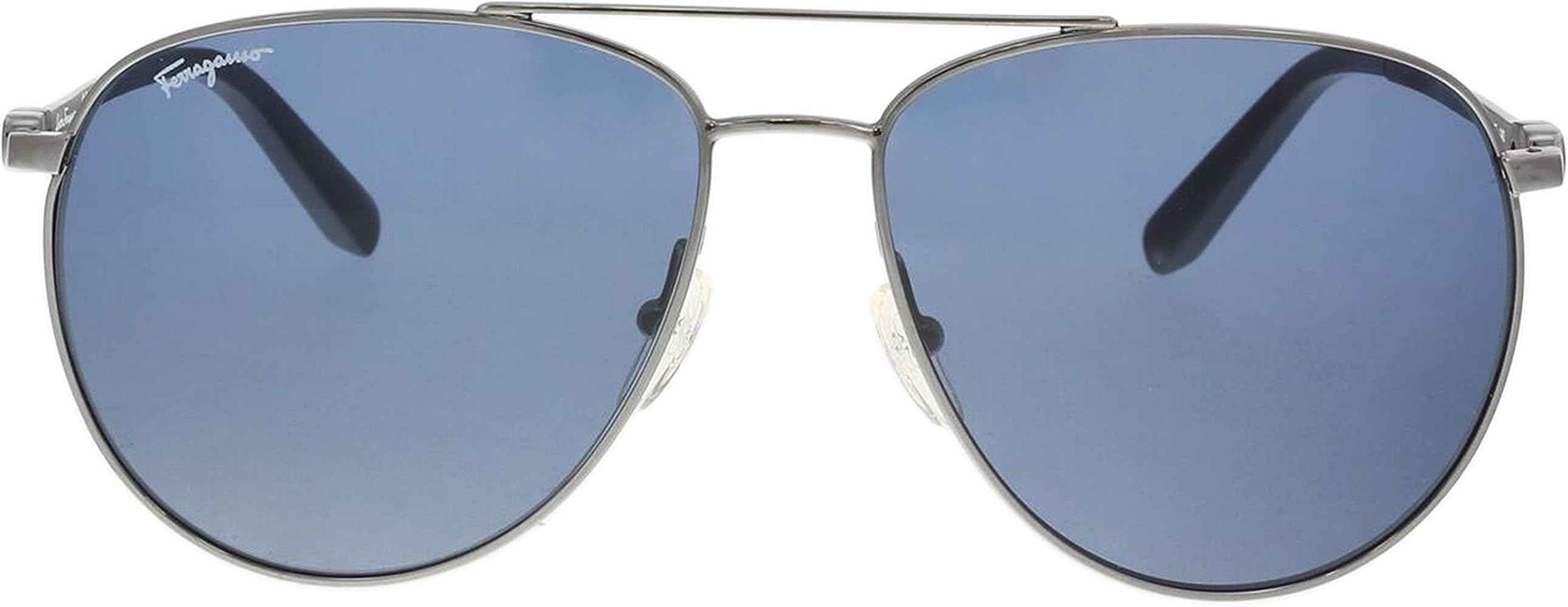 Salvatore Ferragamo Men's SF157S Dark Gunmetal Sunglasses at