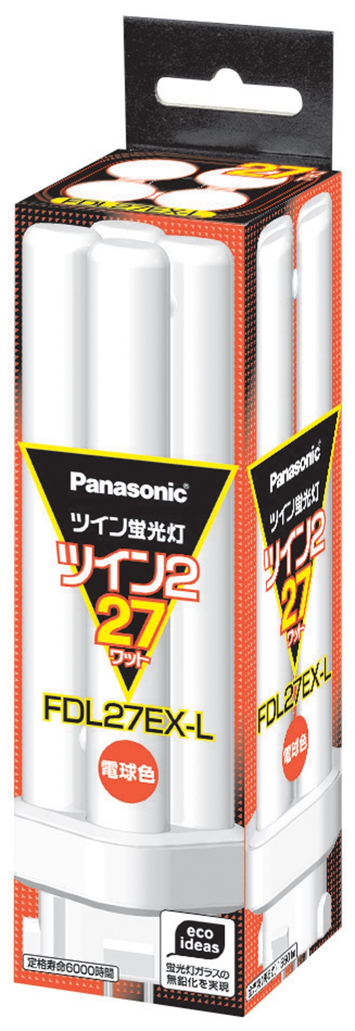 Amazon | パナソニック ツイン蛍光灯 27形 ツイン2 パルック電球色