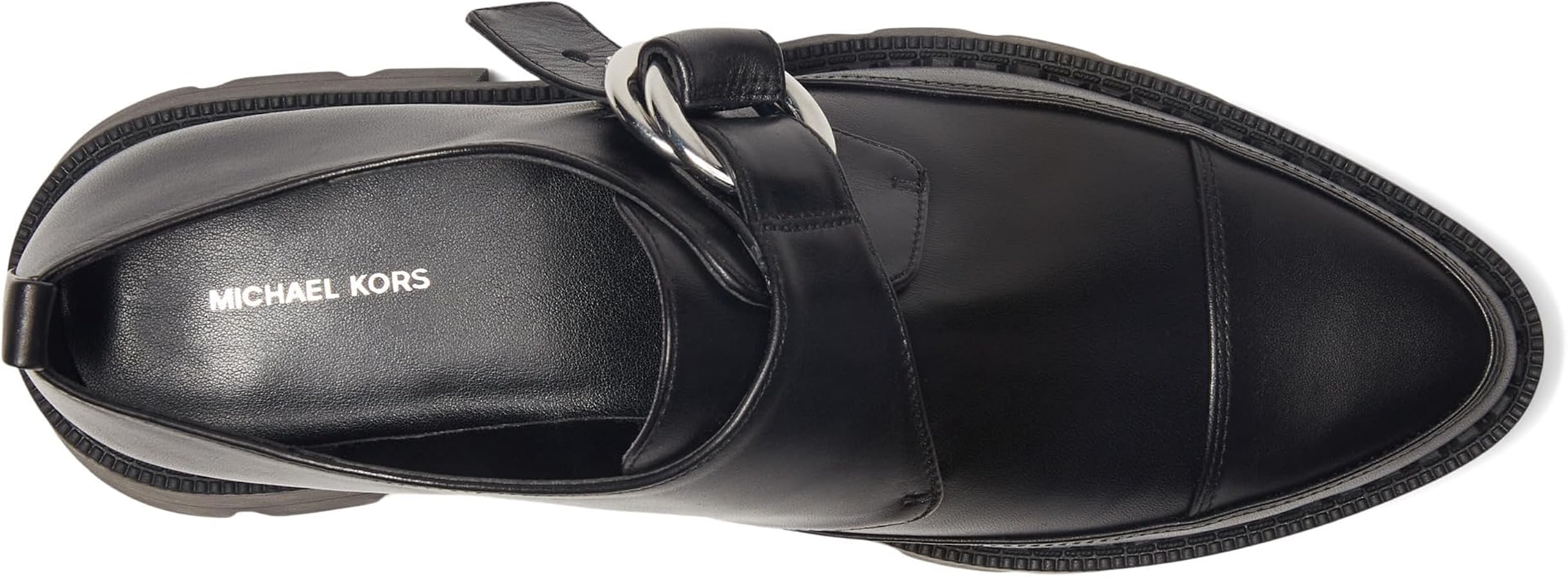 Amazon.com | Michael Kors Women's Jaden Loafer Flat, Black, 6