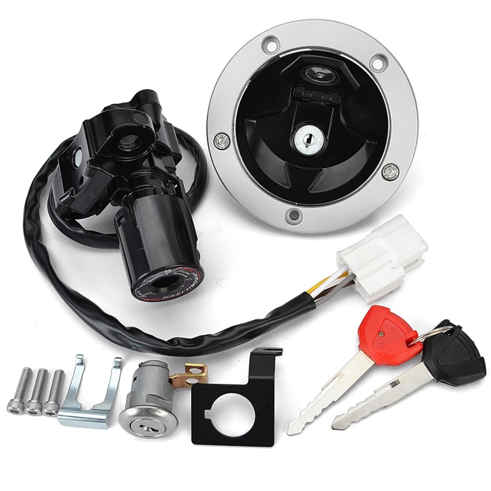 Amazon.co.jp: バイク キーシリンダー 用 忍者用 ZX6R用 ZX636用 ZX10R