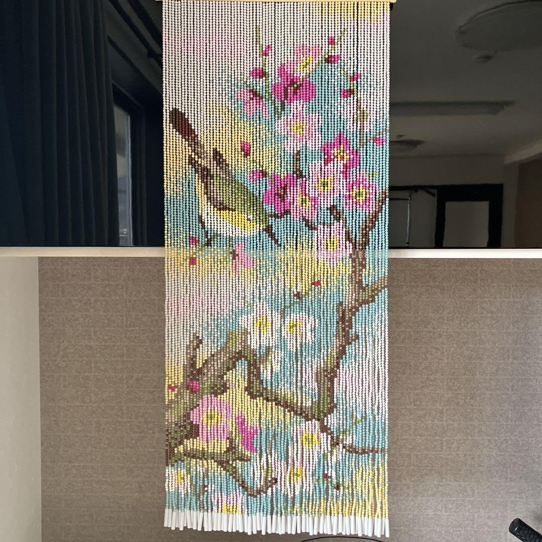 スキルスクリーン ビーズのれん さくらんぼ No.176 スキルスクリーン