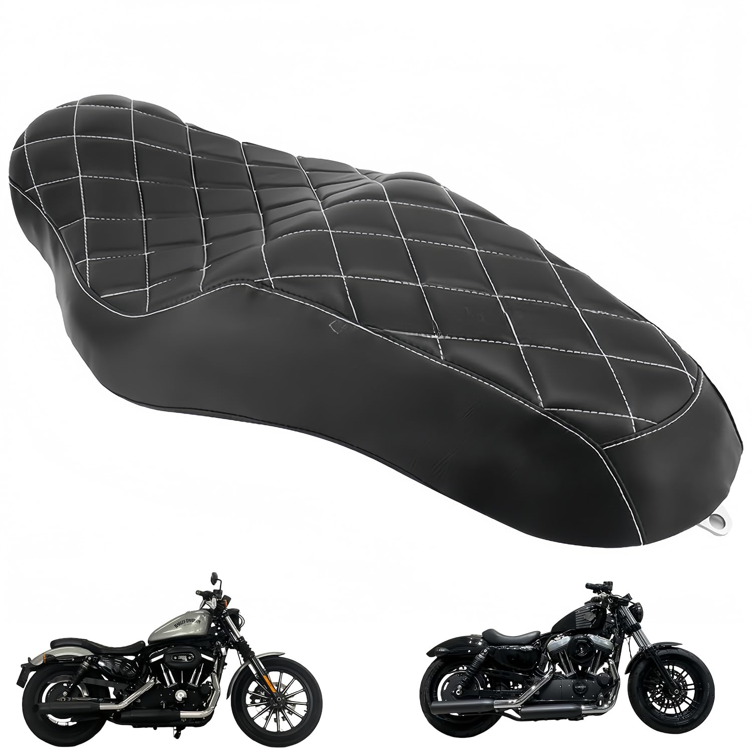 Amazon | PGMTOING クッションシート FOR ハーレー適用 スポーツスター