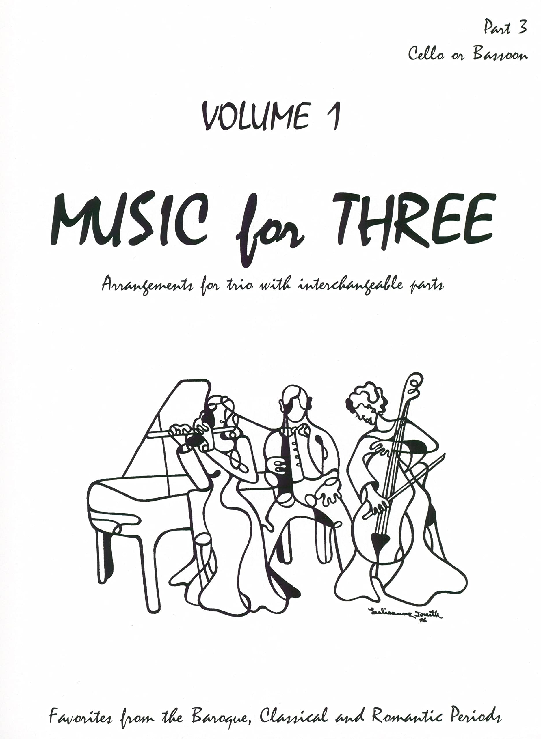 Amazon.com: Music for Three, Vol. 1: SET of 3 Parts Baroque