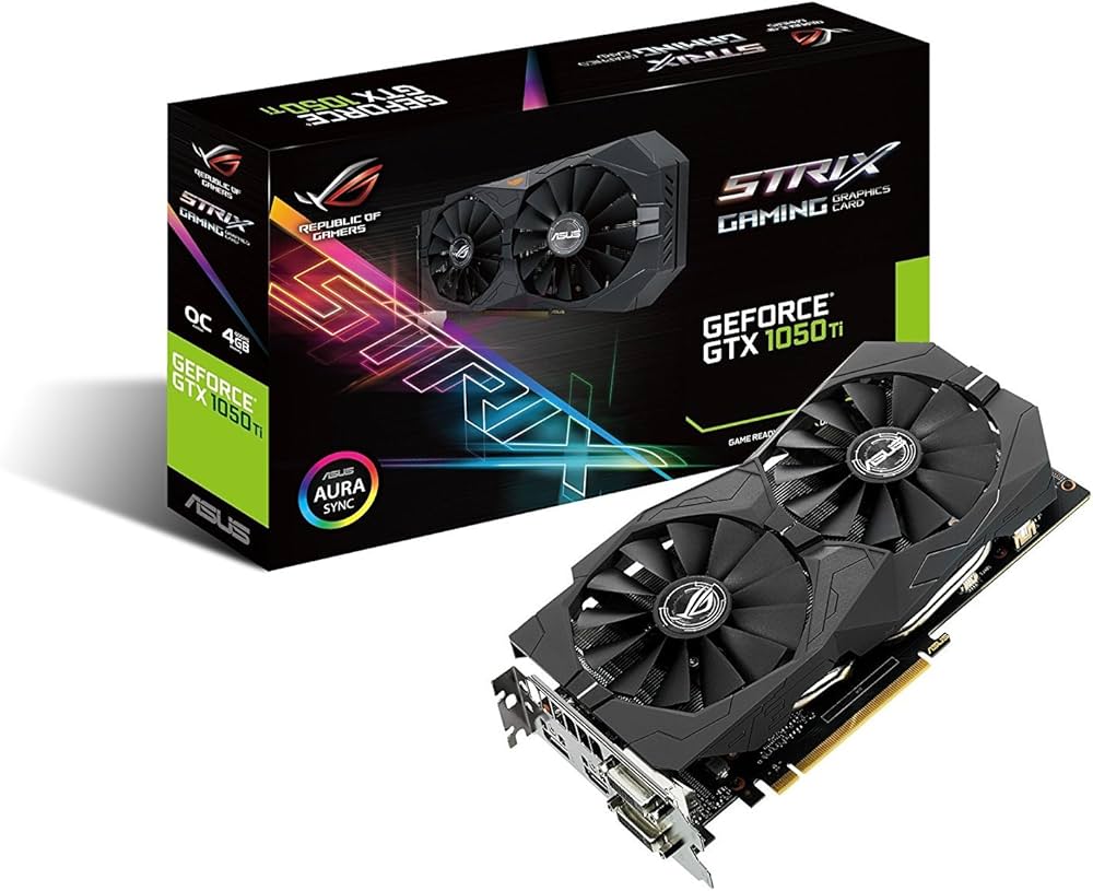 Amazon | ASUS Geforce GTX 1050Ti 4GB ROG STRIX OC Edition HDMI 2.0