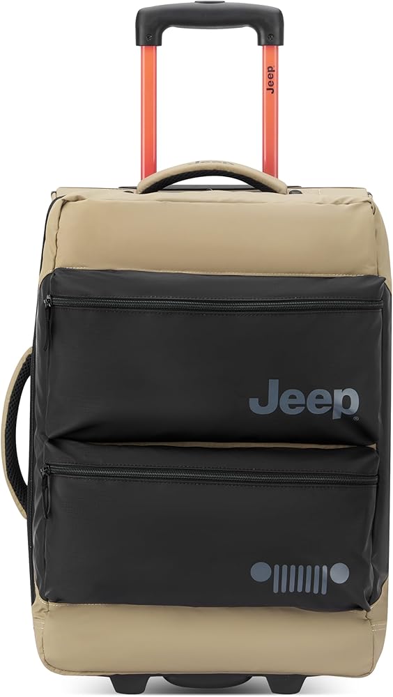 Amazon.com | Jeep JS006B Two Wheel Rolling Travel Duffle Bag, Warm