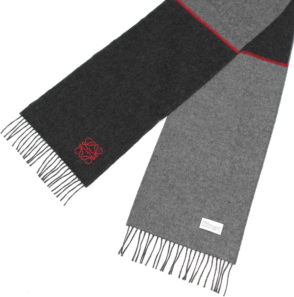 Amazon | (ロエベ)LOEWE WINDOW ANAGRAM GB SCARF アナグラム刺しゅう