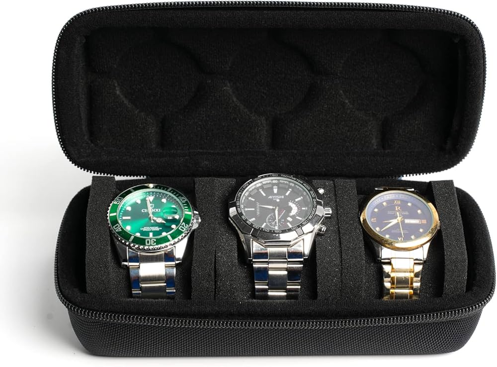 Amazon.co.jp: RIGICASE 3 ウォッチトラベルケースロール、ハード