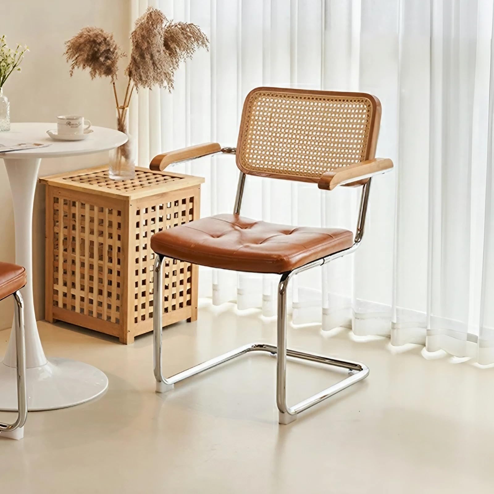Amazon｜MUTUKI ダイニングチェア 椅子 ダイニングチェアー ラタン