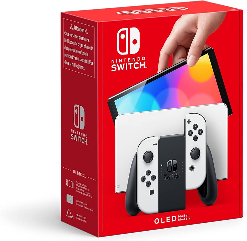 Amazon.com: Nintendo Switch (OLED model) with White Joy-Con (JAPAN