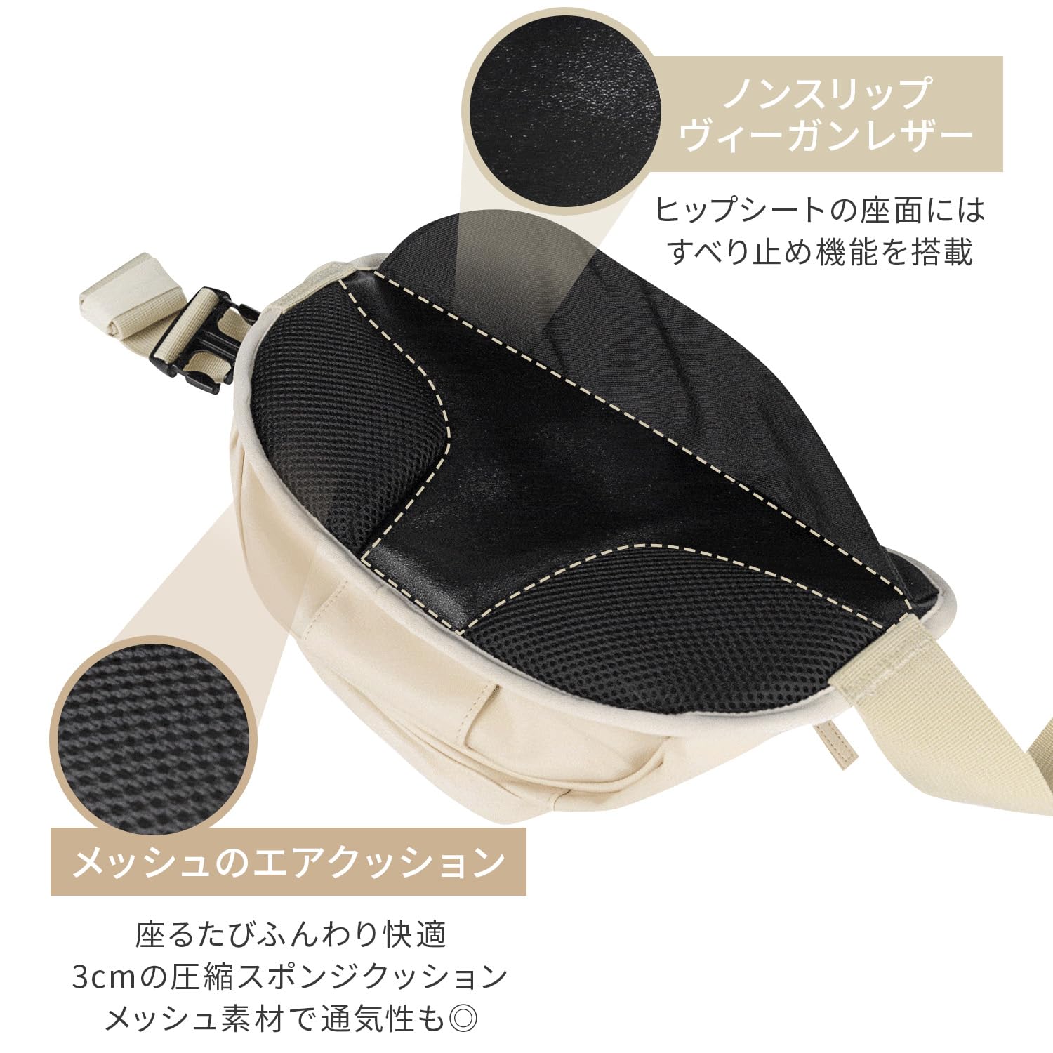 Amazon.co.jp: Mika Hugsling Bag 抱っこひも×ショルダーバッグ ハグ