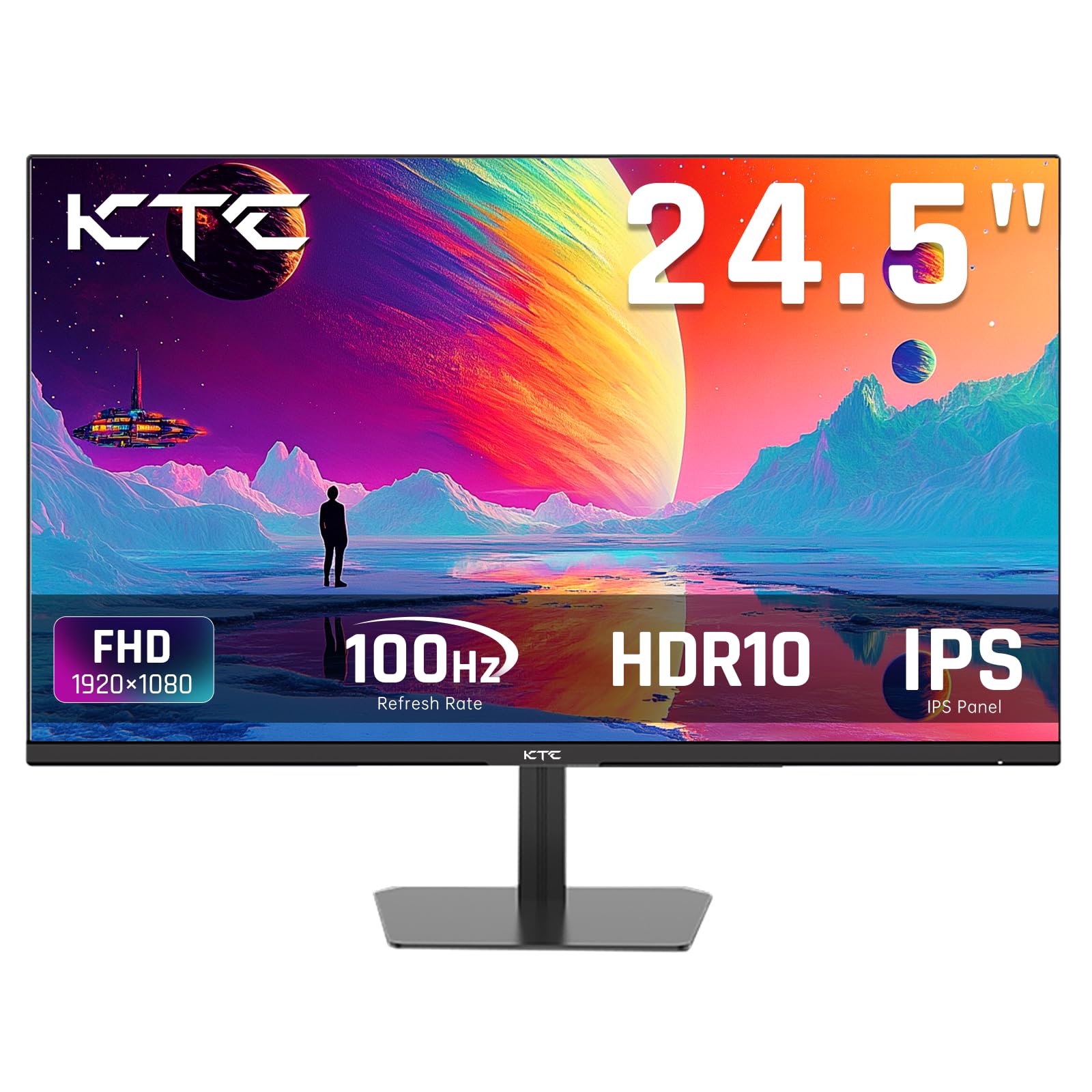 Amazon.com: KTC 24.5 Inch 100Hz IPS Computer Monitor - FHD(1920 x