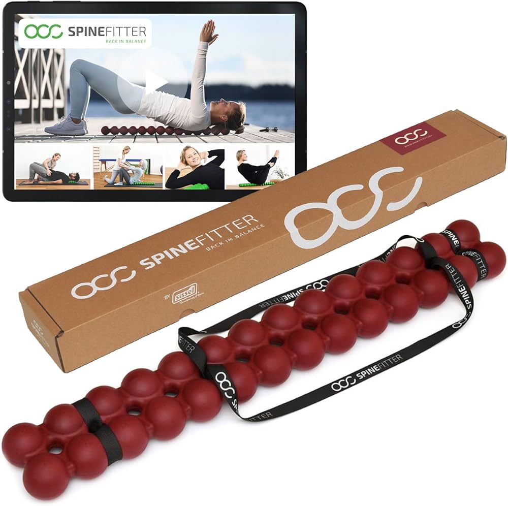 Amazon.com: SPINEFITTER by SISSEL Purple Red | Massage Device for