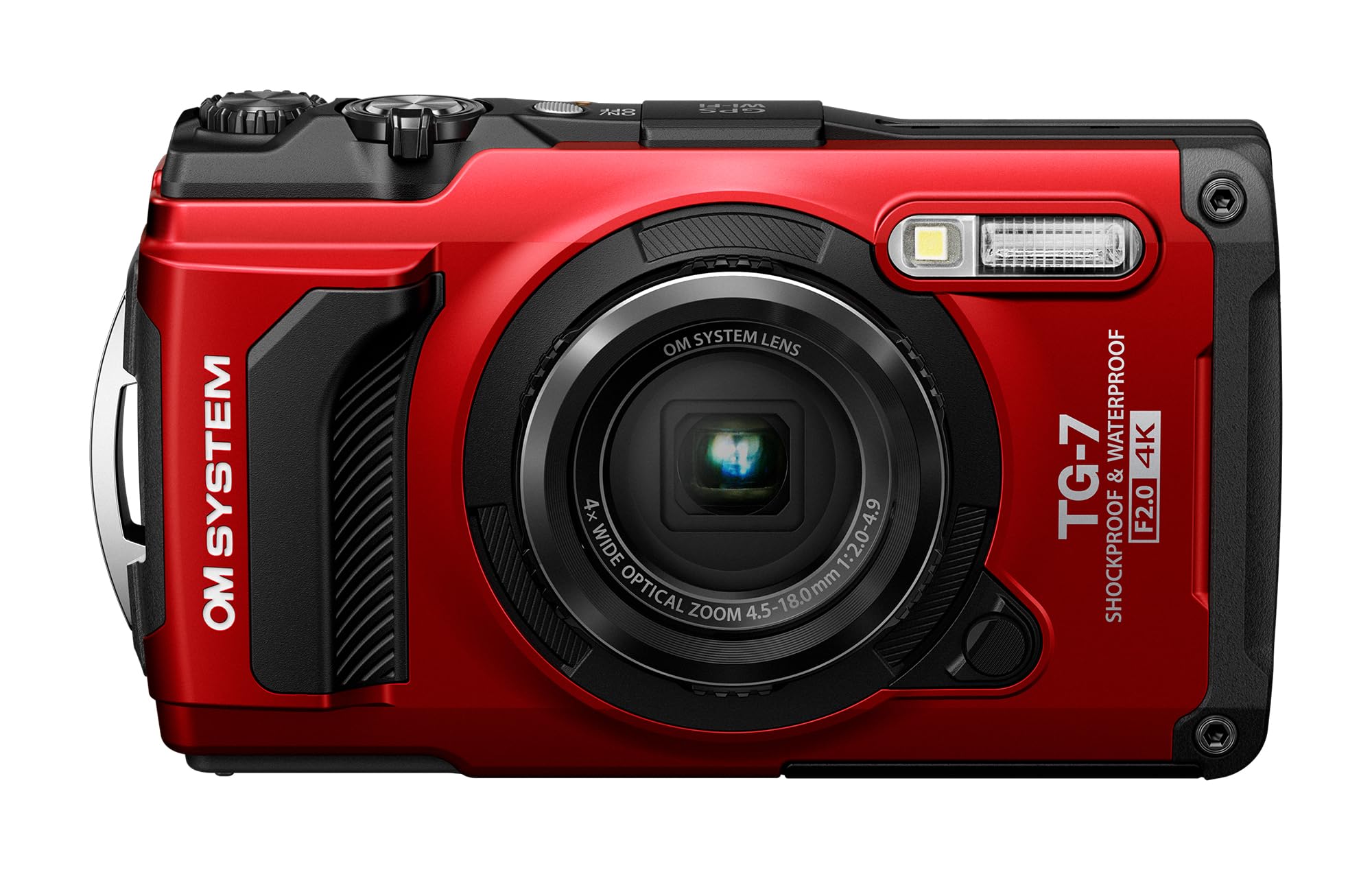 Amazon.com : OM SYSTEM Tough TG-7 Red Digital Camera, Waterproof