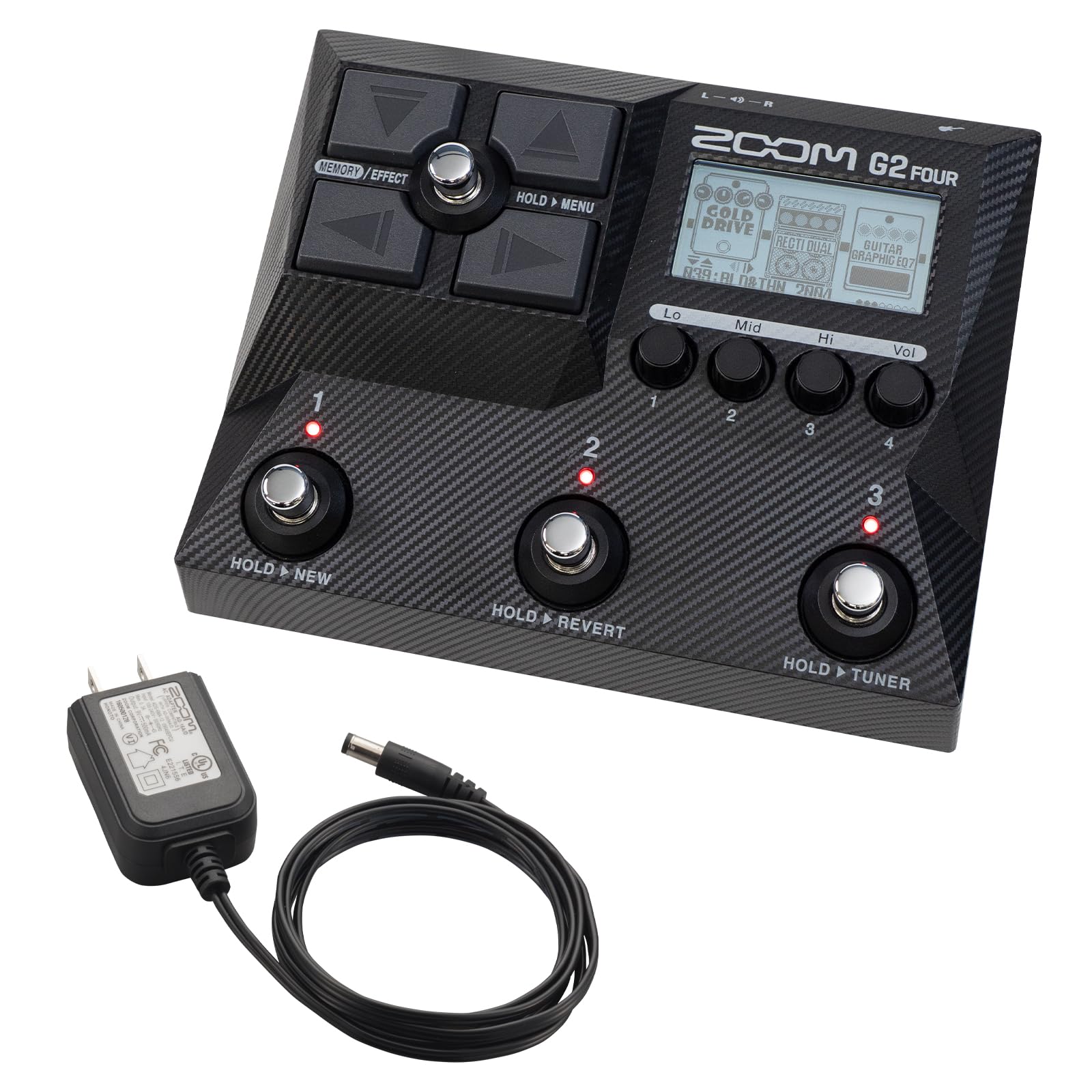 Amazon.co.jp: ZOOM ズーム G2 FOUR ギターマルチエフェクター IR搭載