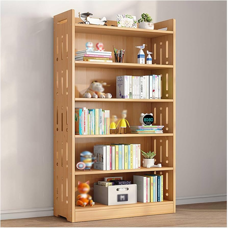 Amazon｜背の高い 5 つの棚の本棚、図書室、居間およびホーム オフィス