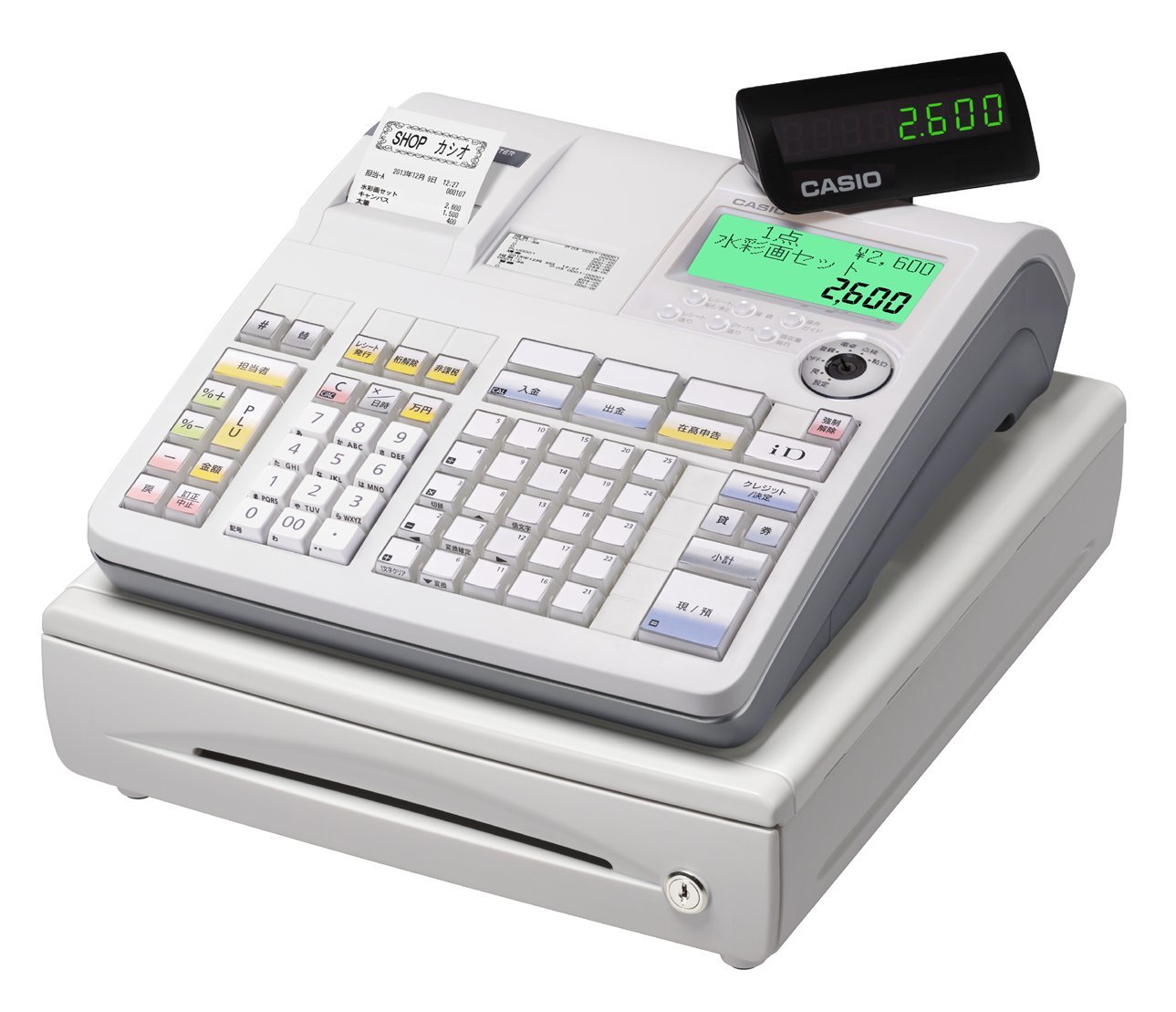 Amazon | カシオ計算機 電子レジスター(ネットレジ) 25部門 (ホワイト