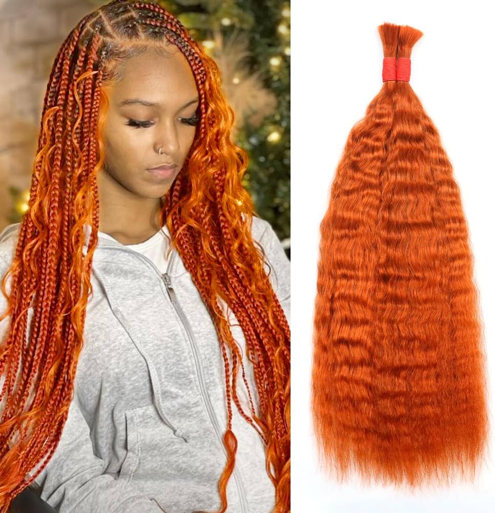Amazon.com : Super French Bulk Human Hair for Braiding No Weft 100