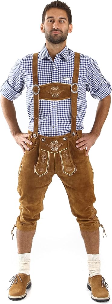 Amazon | Leather Craft メンズ ニーブリーチ ドイツ バイエルン