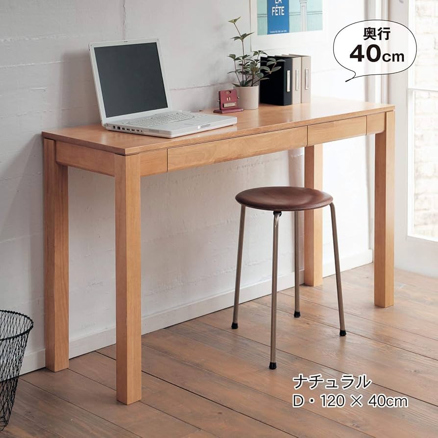 Amazon.co.jp: [ベルメゾン] パソコンデスク 天然木 シンプル