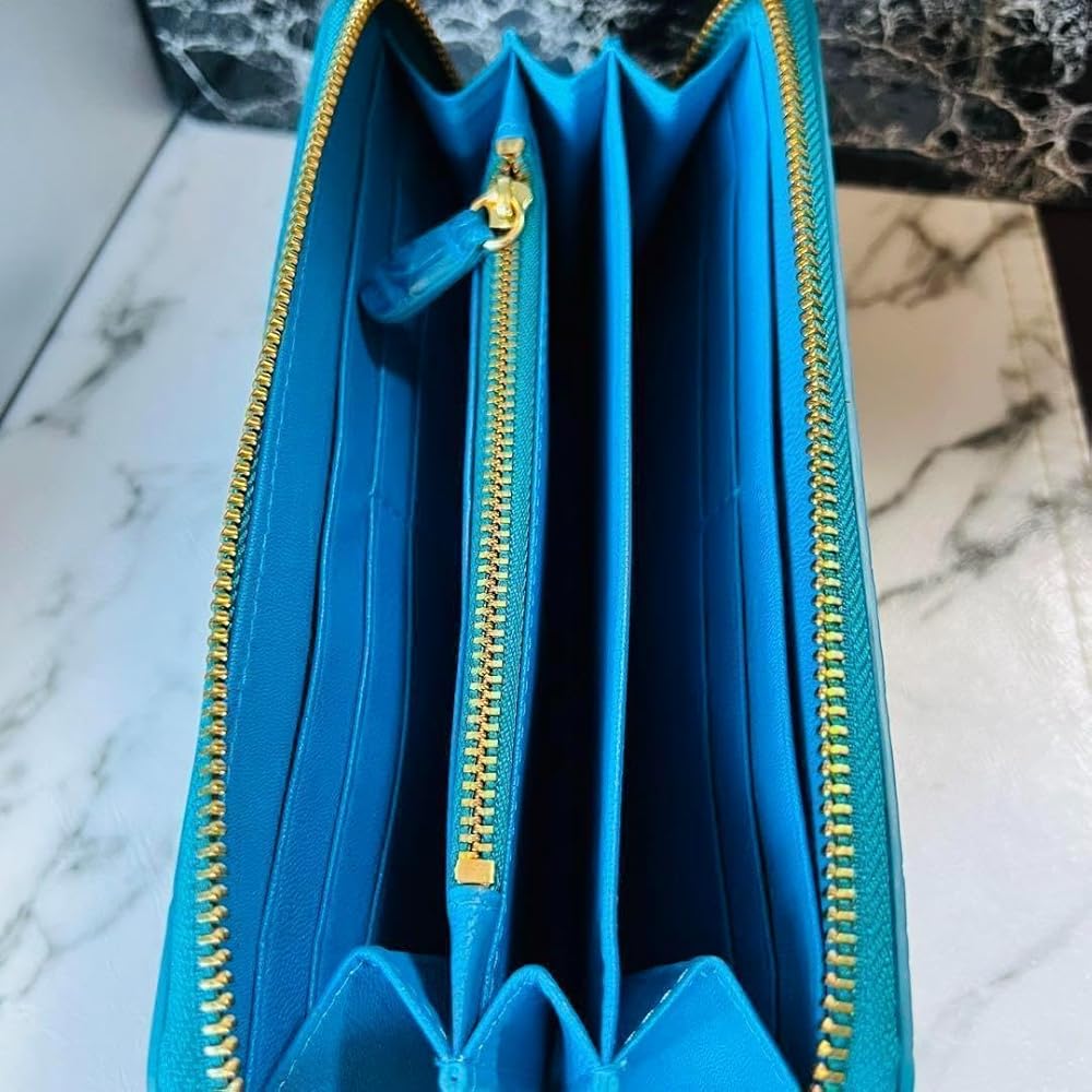 Amazon | クロコダイル長財布 クロコ財布 シャイニング加工 ワニ革